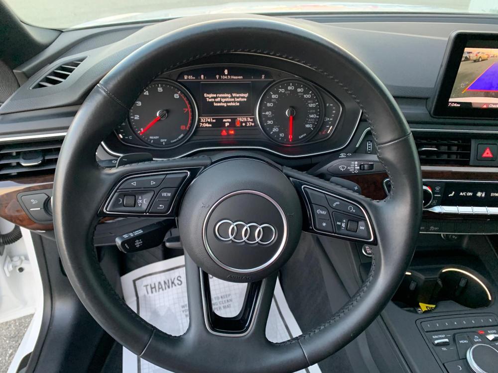 2019 White /Black Audi A5 Premium Sportback quattro (WAUANCF55KA) with an 2.0L L4 DOHC 16V TURBO engine, 7A transmission, located at 44152 Sterling Highway, Soldotna, 99669, (907) 262-5555, 60.484917, -151.062408 - Photo #15