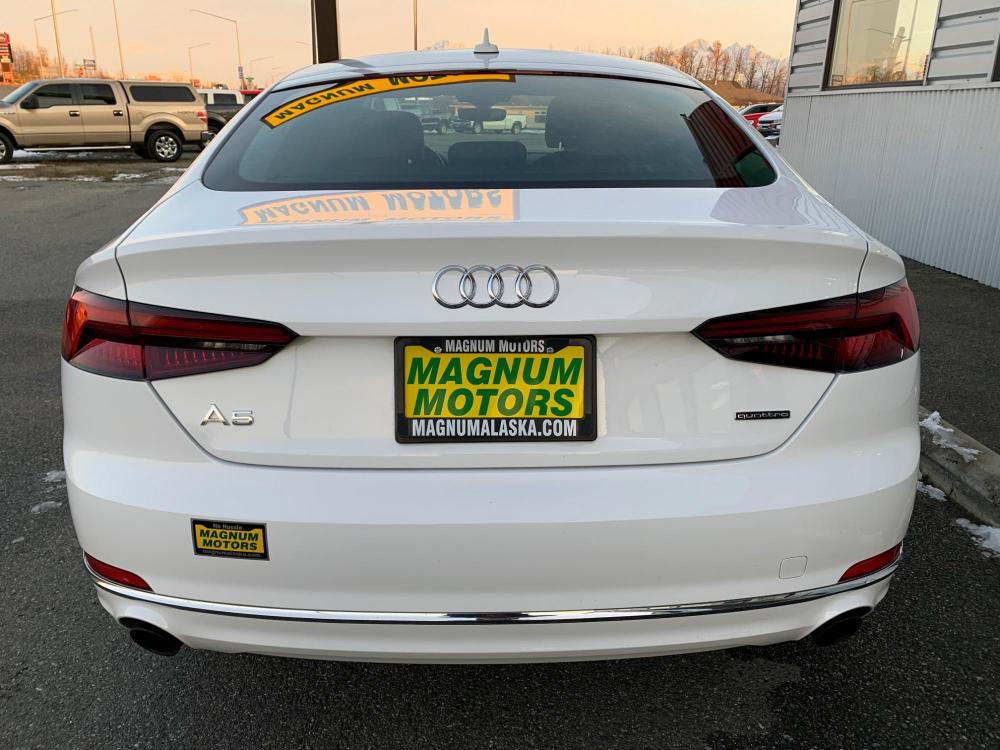 2019 White /Black Audi A5 Premium Sportback quattro (WAUANCF55KA) with an 2.0L L4 DOHC 16V TURBO engine, 7A transmission, located at 44152 Sterling Highway, Soldotna, 99669, (907) 262-5555, 60.484917, -151.062408 - Photo #3