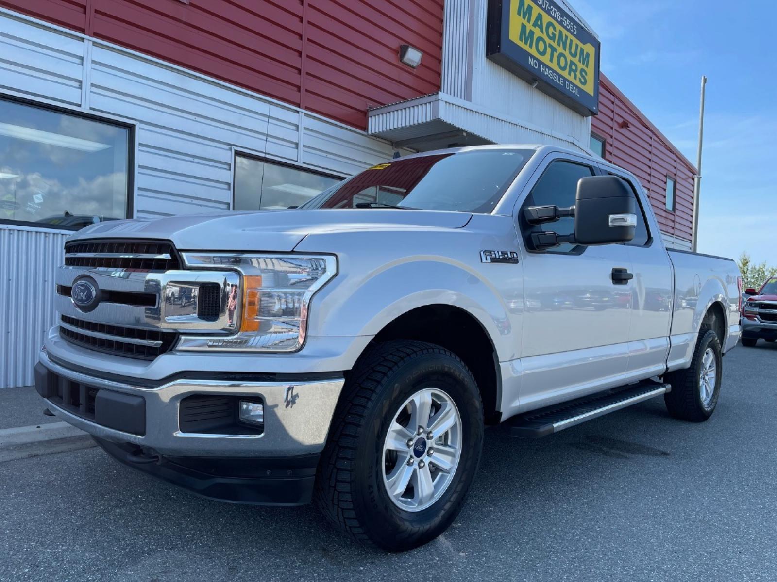 2019 Silver /Gray Ford F-150 XLT SuperCab 4WD (1FTFX1E48KK) with an 3.5L V6 DOHC 24V engine, 6A transmission, located at 1960 Industrial Drive, Wasilla, 99654, (907) 376-5555, 61.573475, -149.400146 - Photo #0