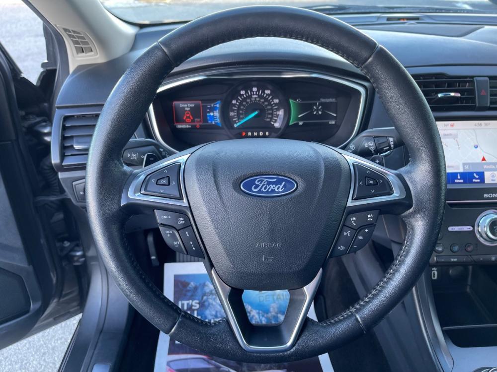 2020 Gray /Black Ford Fusion Titanium AWD (3FA6P0D92LR) with an 2.0L L4 DOHC 16V engine, 6A transmission, located at 44152 Sterling Highway, Soldotna, 99669, (907) 262-5555, 60.484917, -151.062408 - Photo #18