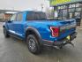 2019 Blue /Black Ford F-150 Raptor SuperCrew 4WD (1FTFW1RG7KF) with an 3.5 V6 engine, 6A transmission, located at 1960 Industrial Drive, Wasilla, 99654, (907) 376-5555, 61.573475, -149.400146 - Photo #3