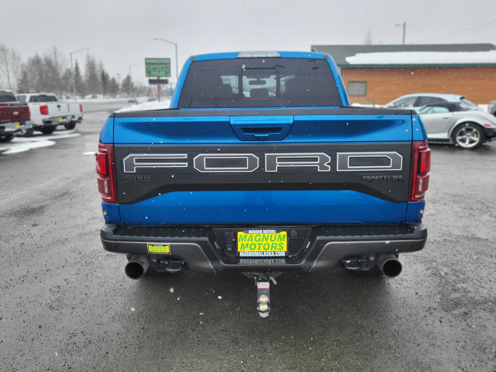 2019 Blue /Black Ford F-150 Raptor SuperCrew 4WD (1FTFW1RG7KF) with an 3.5 V6 engine, 6A transmission, located at 44152 Sterling Highway, Soldotna, 99669, (907) 262-5555, 60.484917, -151.062408 - Photo #5