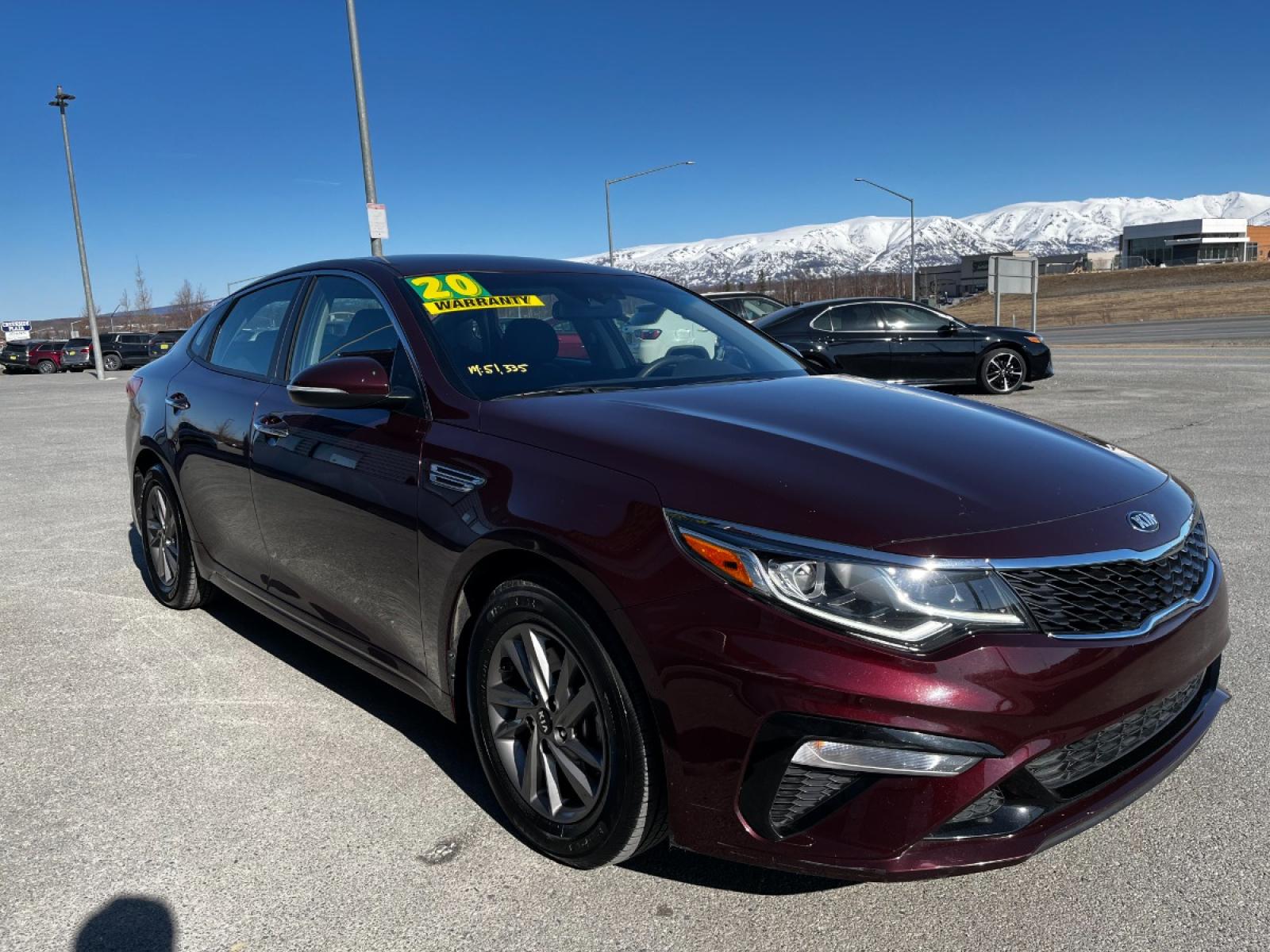2020 Burgundy Kia Optima LX (5XXGT4L37LG) with an 2.4L L4 DOHC 16V engine, 6A transmission, located at 44152 Sterling Highway, Soldotna, 99669, (907) 262-5555, 60.484917, -151.062408 - Photo #5