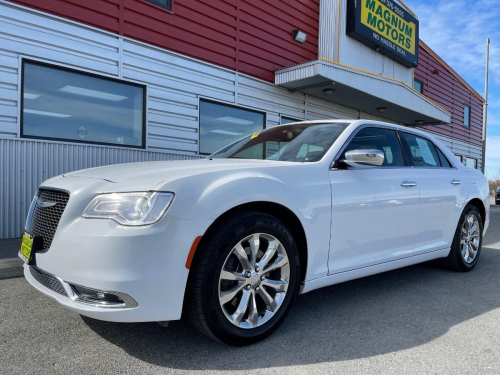 2019 White /Black Chrysler 300 Limited AWD (2C3CCAKG3KH) with an 3.6L V6 SOHC 24V engine, 8A transmission, located at 1960 Industrial Drive, Wasilla, 99654, (907) 376-5555, 61.573475, -149.400146 - Photo #0