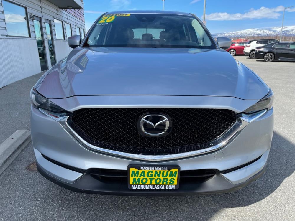 2020 Silver /Black Mazda CX-5 Grand Touring AWD (JM3KFBDM5L0) with an 2.5L L4 DOHC 16V engine, 6A transmission, located at 1960 Industrial Drive, Wasilla, 99654, (907) 376-5555, 61.573475, -149.400146 - Photo #7