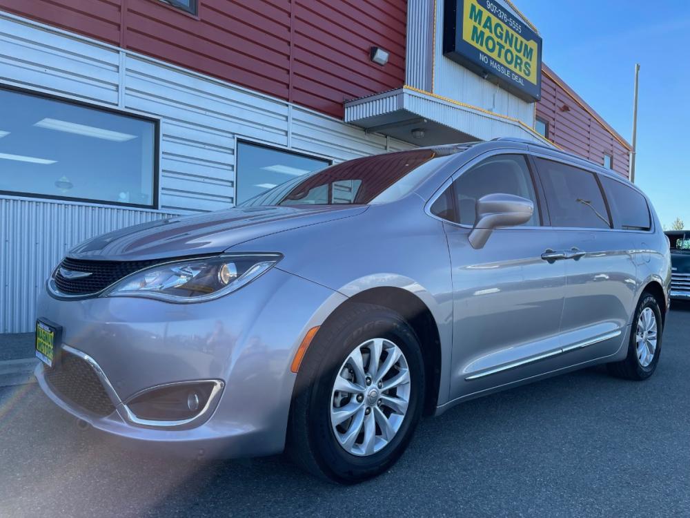 2019 Silver /Black Chrysler Pacifica Touring-L (2C4RC1BG4KR) with an 3.6L V6 DOHC 24V engine, 9A transmission, located at 1960 Industrial Drive, Wasilla, 99654, (907) 376-5555, 61.573475, -149.400146 - Photo #0