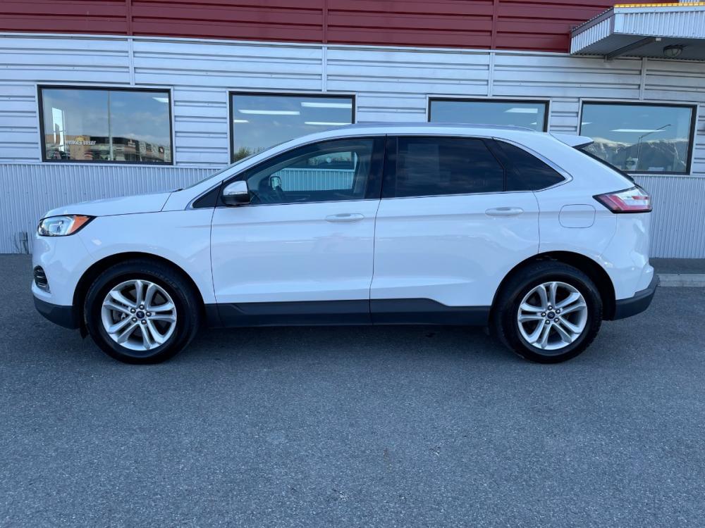 2020 White /Black Ford Edge SEL AWD (2FMPK4J91LB) with an 2.0L L4 DOHC 16V engine, 6A transmission, located at 1960 Industrial Drive, Wasilla, 99654, (907) 376-5555, 61.573475, -149.400146 - Photo #2