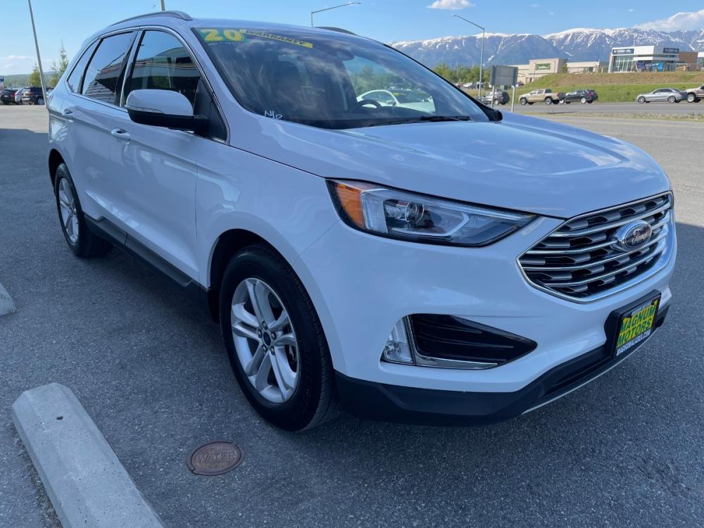2020 White /Black Ford Edge SEL AWD (2FMPK4J91LB) with an 2.0L L4 DOHC 16V engine, 6A transmission, located at 1960 Industrial Drive, Wasilla, 99654, (907) 376-5555, 61.573475, -149.400146 - Photo #6