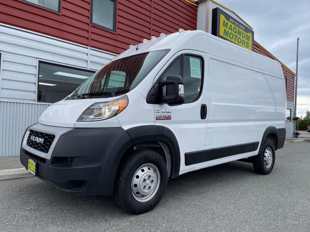 2020 White RAM Promaster 1500 High Roof Tradesman 136-in. WB (3C6TRVBG8LE) with an 3.6L V6 engine, 6A transmission, located at 1960 Industrial Drive, Wasilla, 99654, (907) 376-5555, 61.573475, -149.400146 - Photo #0