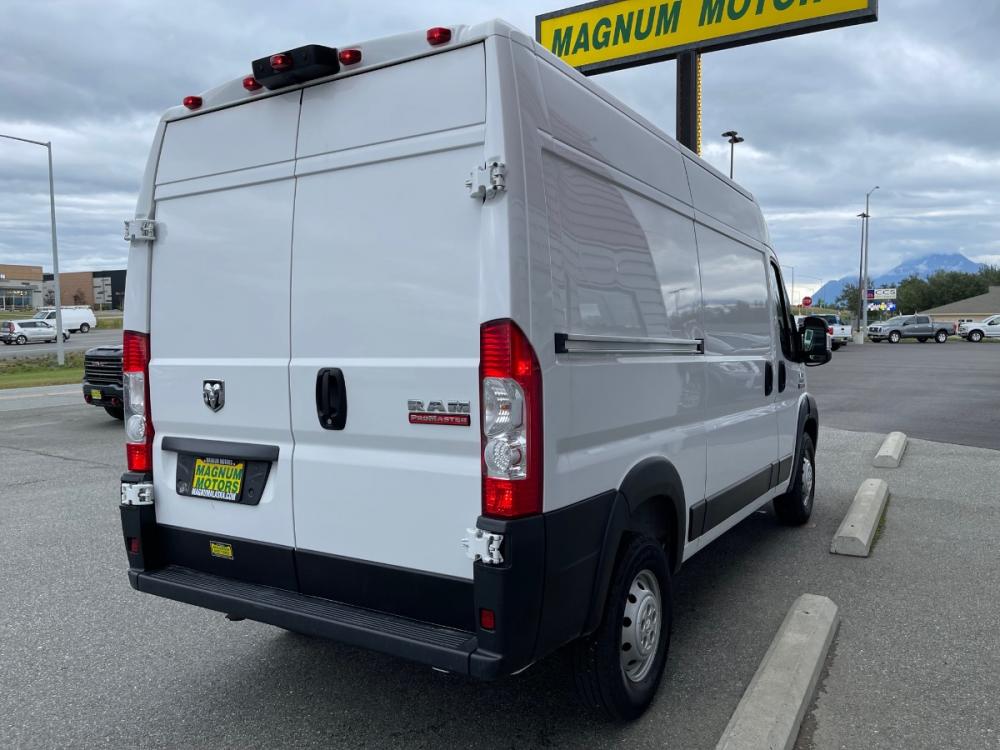 2020 White RAM Promaster 1500 High Roof Tradesman 136-in. WB (3C6TRVBG8LE) with an 3.6L V6 engine, 6A transmission, located at 1960 Industrial Drive, Wasilla, 99654, (907) 376-5555, 61.573475, -149.400146 - Photo #4