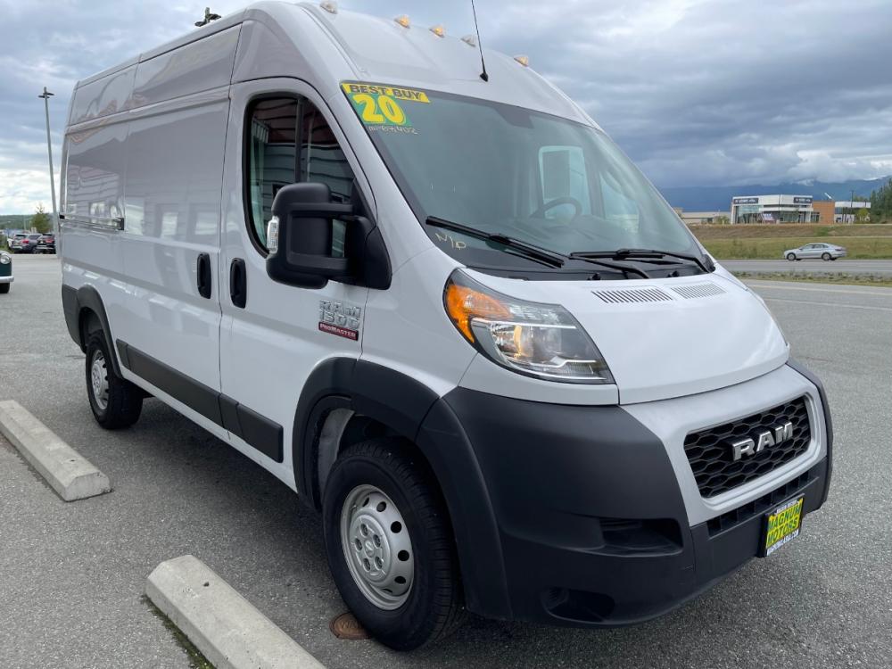 2020 White RAM Promaster 1500 High Roof Tradesman 136-in. WB (3C6TRVBG8LE) with an 3.6L V6 engine, 6A transmission, located at 1960 Industrial Drive, Wasilla, 99654, (907) 376-5555, 61.573475, -149.400146 - Photo #5