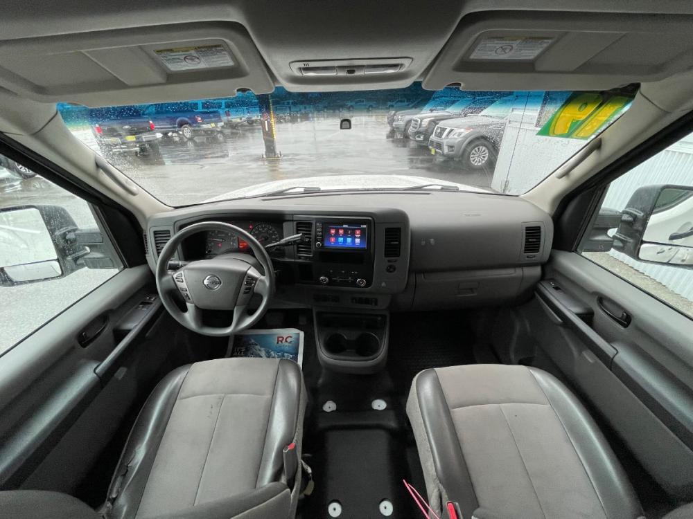 2019 White /Gray Nissan NV Cargo 2500 HD SV V8 High Roof (1N6AF0LY0KN) with an 5.6L V8 DOHC 32V engine, 5A transmission, located at 1960 Industrial Drive, Wasilla, 99654, (907) 376-5555, 61.573475, -149.400146 - Photo #9