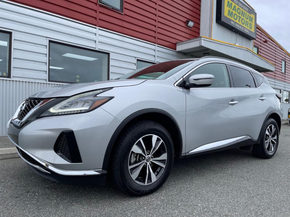 2020 Silver /Black Nissan Murano SV AWD (5N1AZ2BS7LN) with an 3.5L V6 DOHC 24V engine, CVT transmission, located at 1960 Industrial Drive, Wasilla, 99654, (907) 376-5555, 61.573475, -149.400146 - Photo #0