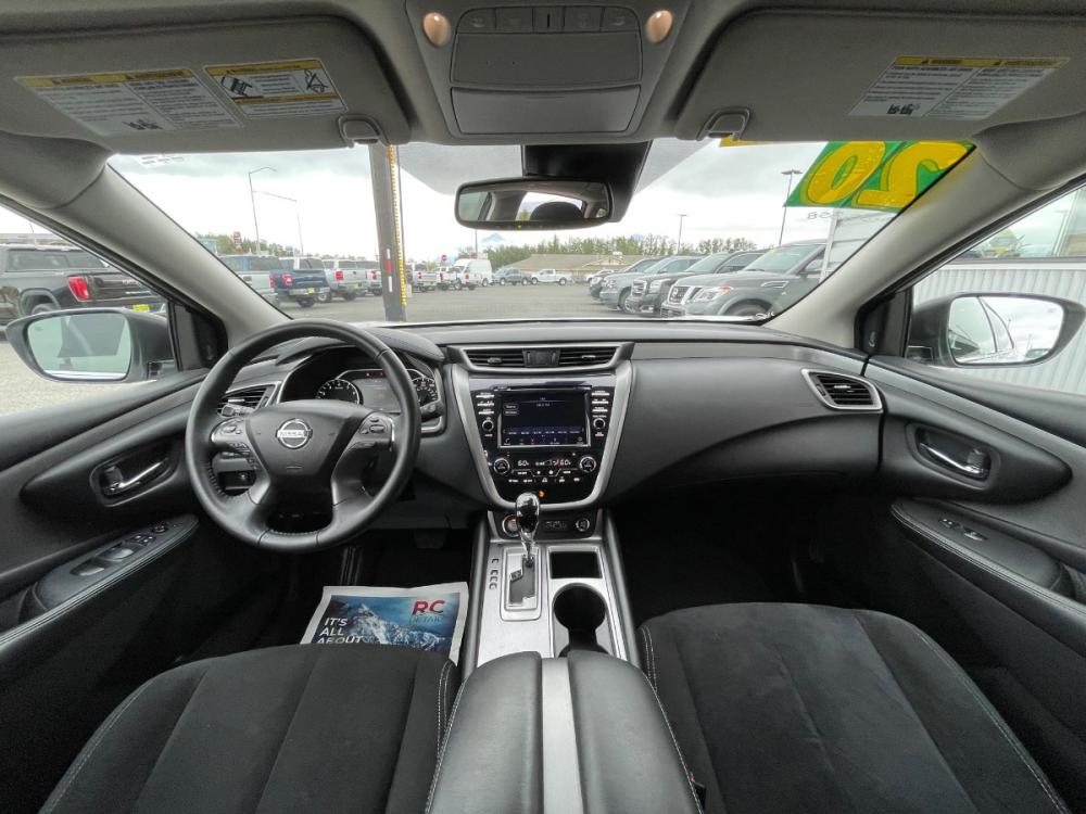 2020 Silver /Black Nissan Murano SV AWD (5N1AZ2BS7LN) with an 3.5L V6 DOHC 24V engine, CVT transmission, located at 1960 Industrial Drive, Wasilla, 99654, (907) 376-5555, 61.573475, -149.400146 - Photo #11