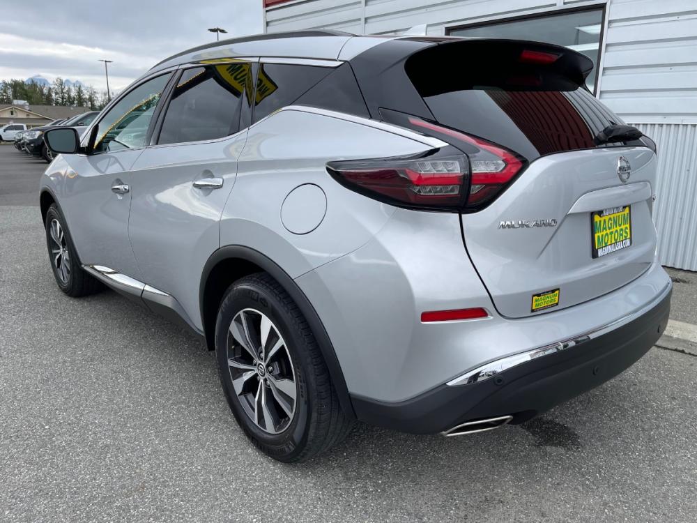 2020 Silver /Black Nissan Murano SV AWD (5N1AZ2BS7LN) with an 3.5L V6 DOHC 24V engine, CVT transmission, located at 1960 Industrial Drive, Wasilla, 99654, (907) 376-5555, 61.573475, -149.400146 - Photo #3