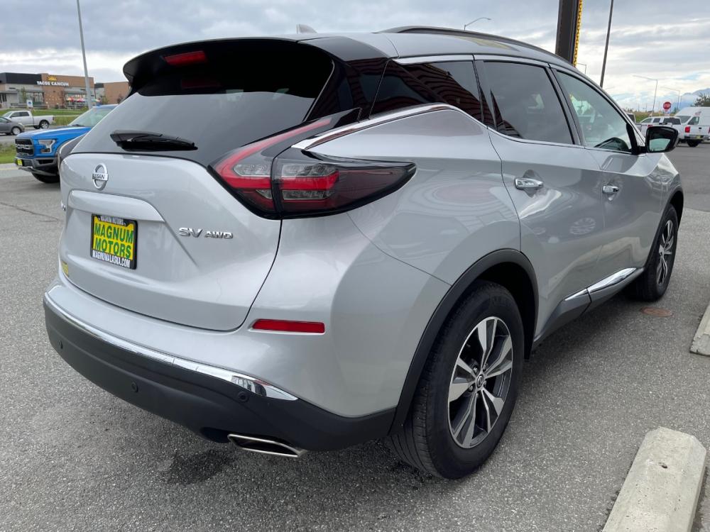 2020 Silver /Black Nissan Murano SV AWD (5N1AZ2BS7LN) with an 3.5L V6 DOHC 24V engine, CVT transmission, located at 1960 Industrial Drive, Wasilla, 99654, (907) 376-5555, 61.573475, -149.400146 - Photo #5