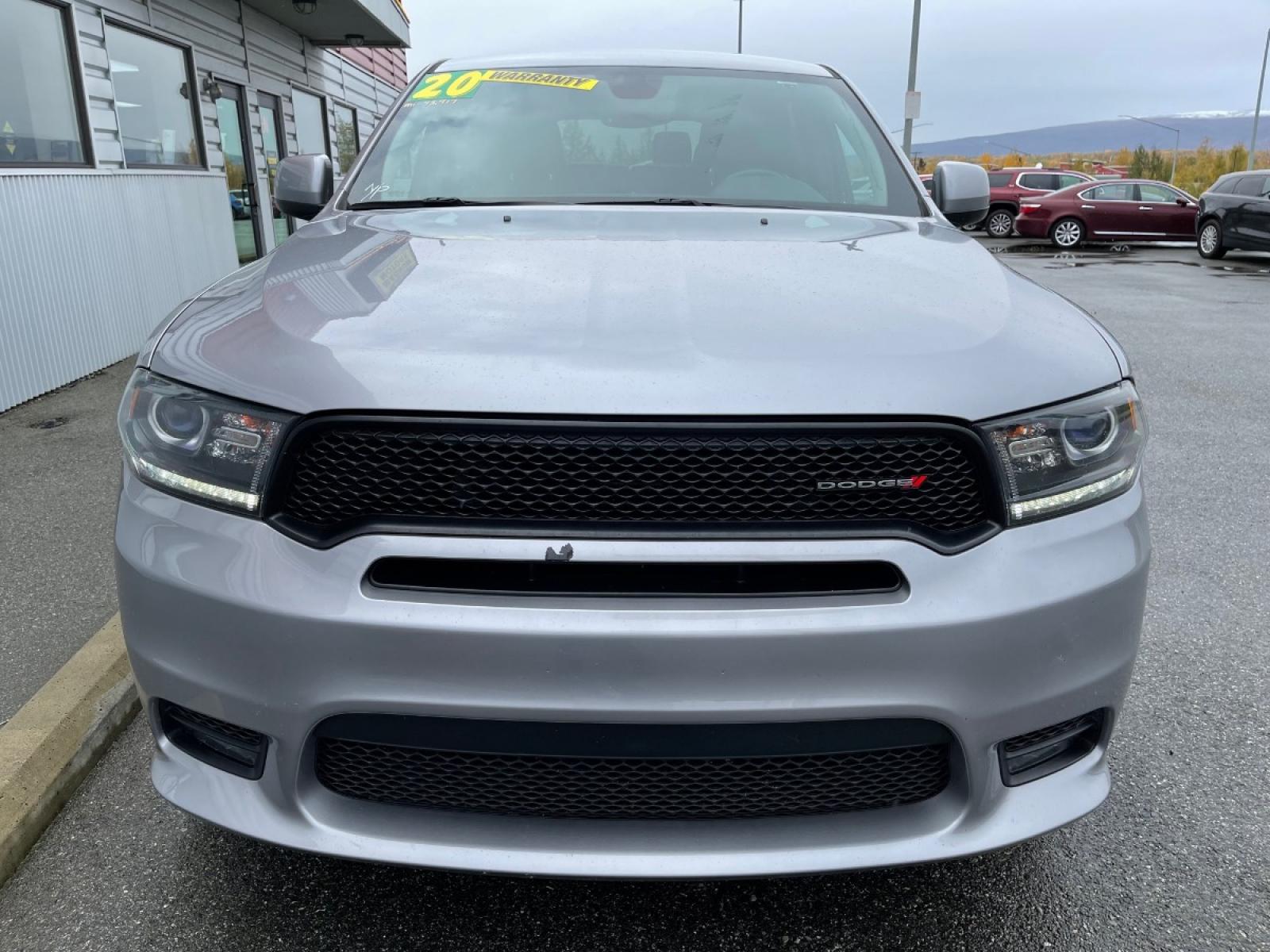 2020 Silver /Black Dodge Durango GT AWD (1C4RDJDG5LC) with an 3.6L V6 DOHC 24V engine, 8A transmission, located at 1960 Industrial Drive, Wasilla, 99654, (907) 376-5555, 61.573475, -149.400146 - Photo #7