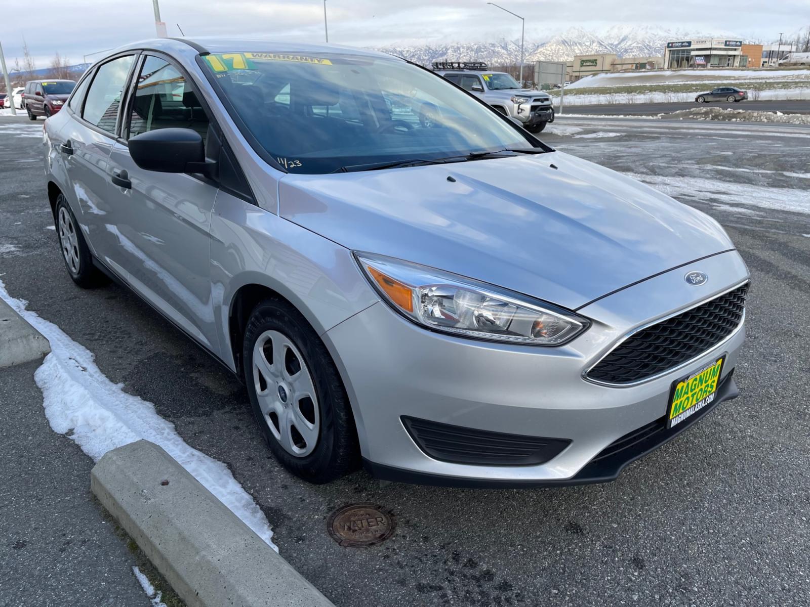 2017 Silver /Black Ford Focus S Sedan (1FADP3E26HL) with an 2.0L L4 DOHC 16V engine, 5-speed Manual transmission, located at 44152 Sterling Highway, Soldotna, 99669, (907) 262-5555, 60.484917, -151.062408 - Photo #6