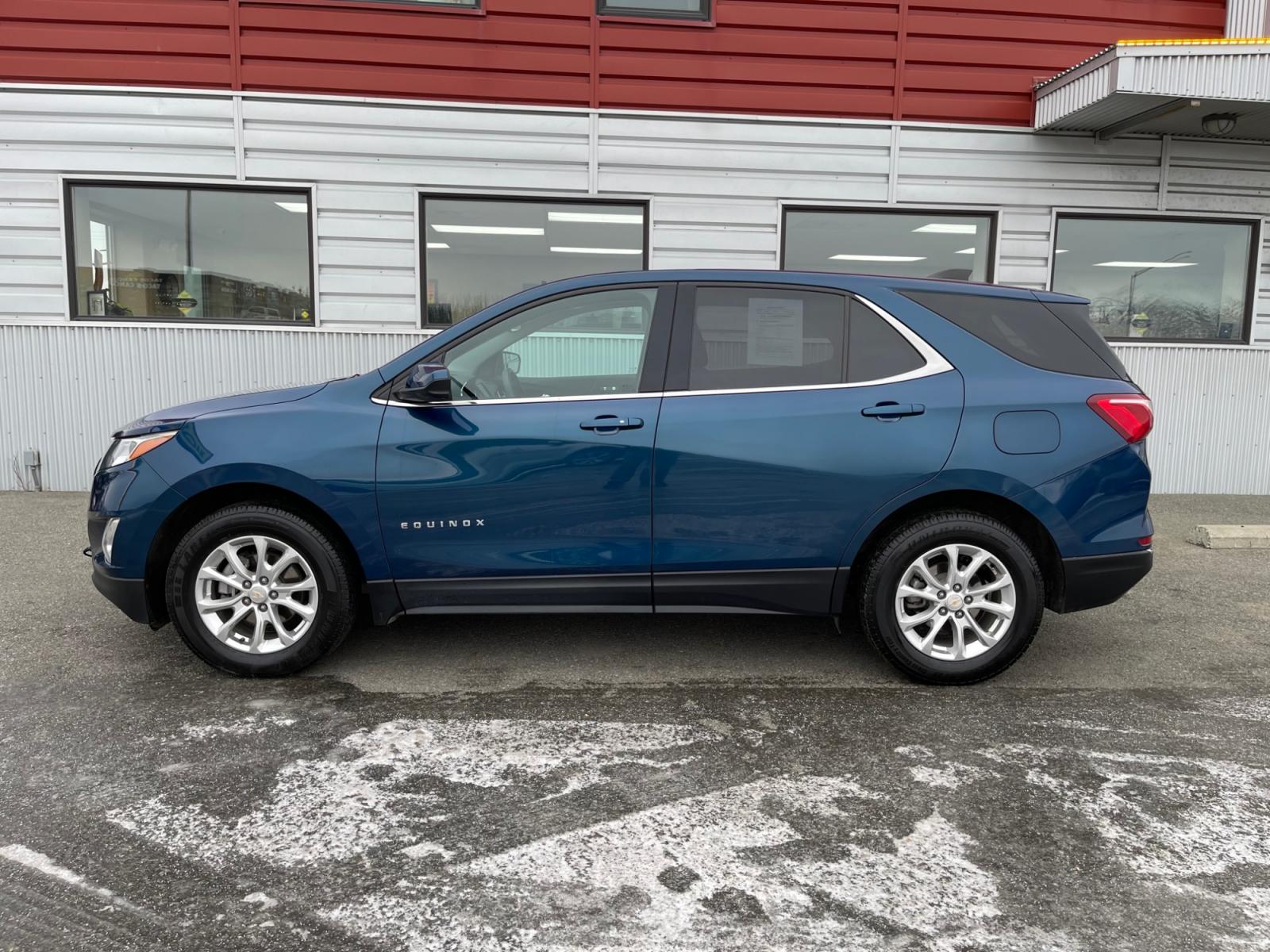 2020 Blue /Blue Chevrolet Equinox LT AWD (2GNAXUEV9L6) with an 1.5L L4 DOHC 16V TURBO engine, 6A transmission, located at 1960 Industrial Drive, Wasilla, 99654, (907) 376-5555, 61.573475, -149.400146 - Photo #2