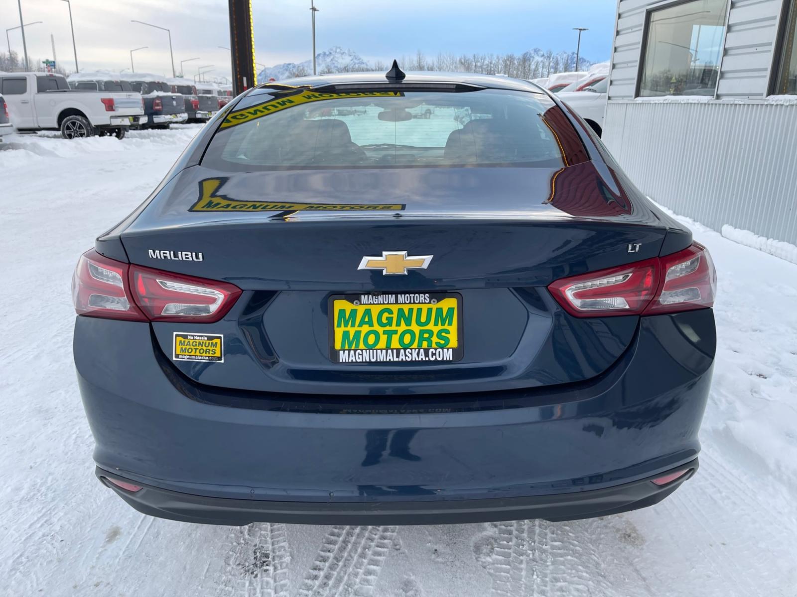 2019 Blue /Blue Chevrolet Malibu LT (1G1ZD5ST0KF) with an 1.5L L4 DOHC 16V engine, 6A transmission, located at 1960 Industrial Drive, Wasilla, 99654, (907) 376-5555, 61.573475, -149.400146 - Photo #4