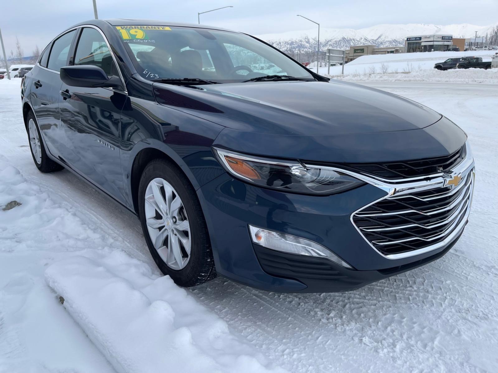 2019 Blue /Blue Chevrolet Malibu LT (1G1ZD5ST0KF) with an 1.5L L4 DOHC 16V engine, 6A transmission, located at 1960 Industrial Drive, Wasilla, 99654, (907) 376-5555, 61.573475, -149.400146 - Photo #6
