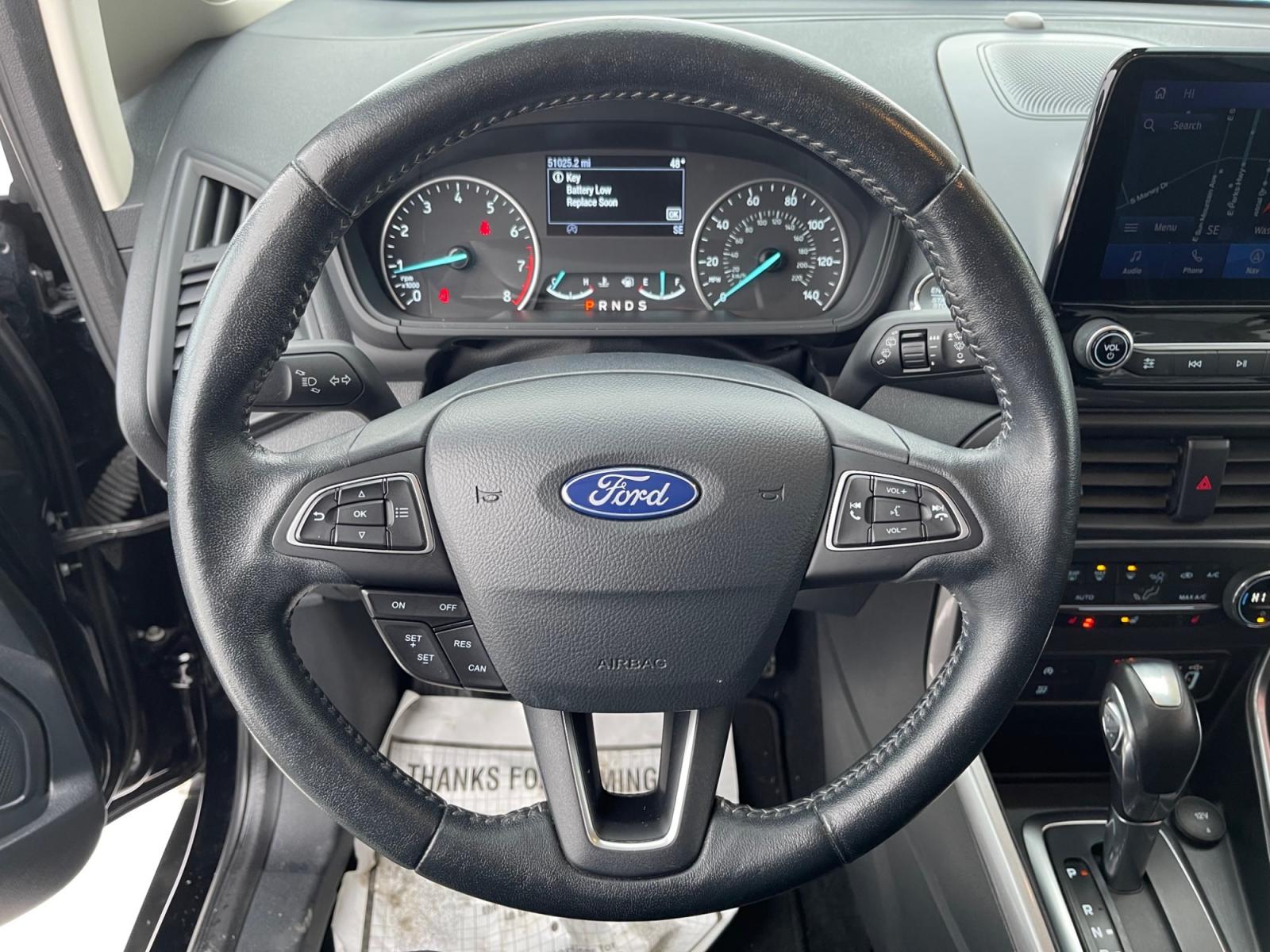 2020 Black /Black Ford EcoSport SES AWD (MAJ6S3JL4LC) with an 2.0L L4 DOHC 16V engine, 6A transmission, located at 1960 Industrial Drive, Wasilla, 99654, (907) 376-5555, 61.573475, -149.400146 - Photo #17