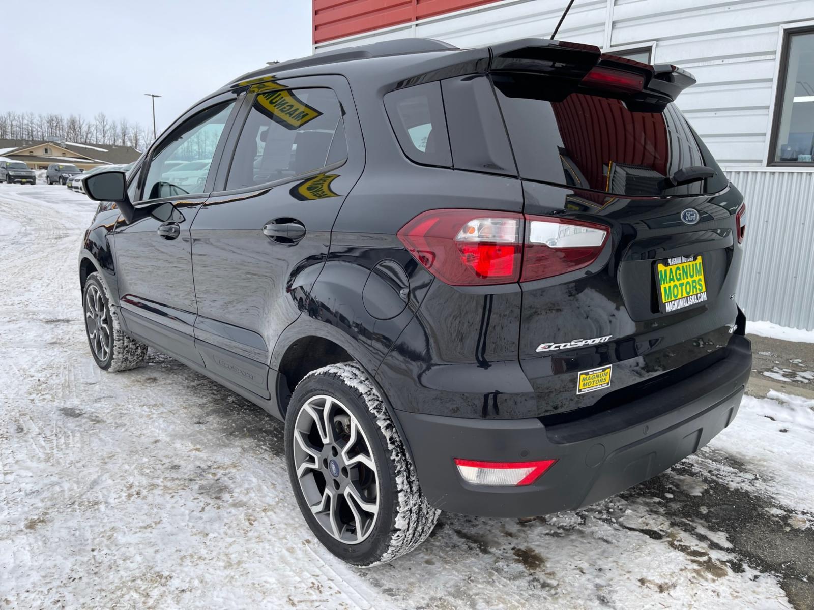 2020 Black /Black Ford EcoSport SES AWD (MAJ6S3JL4LC) with an 2.0L L4 DOHC 16V engine, 6A transmission, located at 1960 Industrial Drive, Wasilla, 99654, (907) 376-5555, 61.573475, -149.400146 - Photo #3