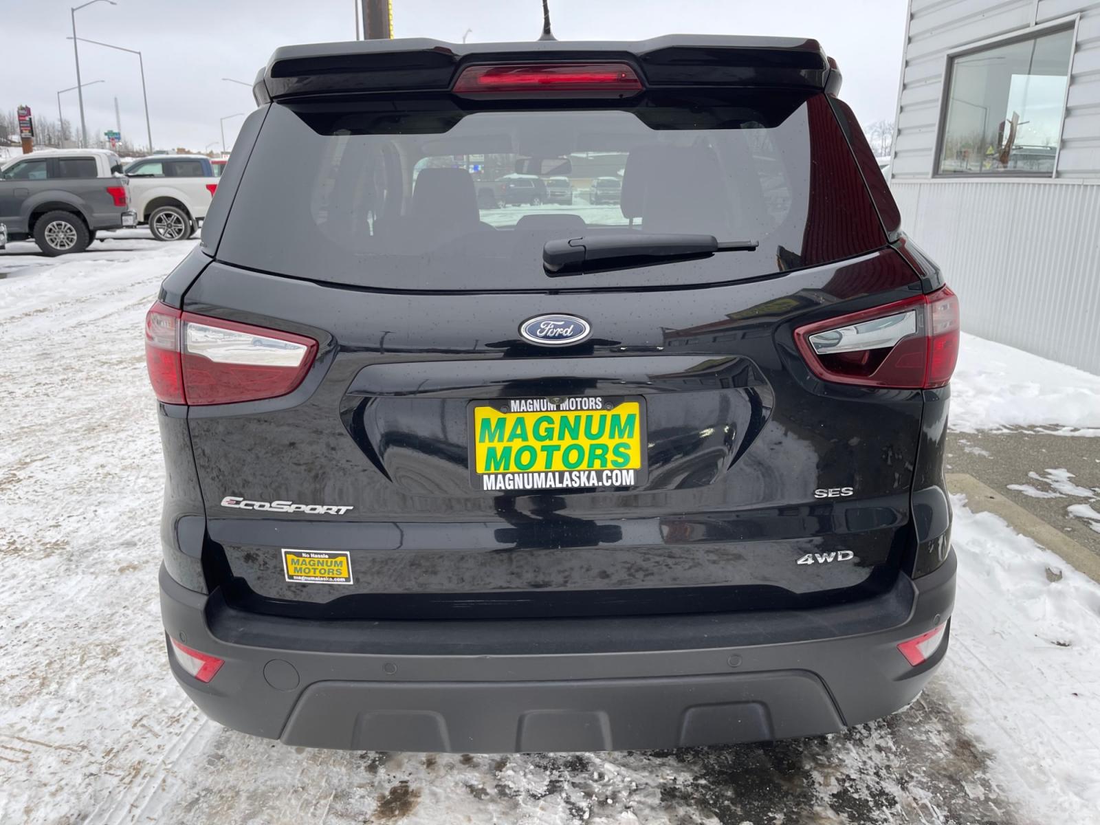 2020 Black /Black Ford EcoSport SES AWD (MAJ6S3JL4LC) with an 2.0L L4 DOHC 16V engine, 6A transmission, located at 1960 Industrial Drive, Wasilla, 99654, (907) 376-5555, 61.573475, -149.400146 - Photo #4