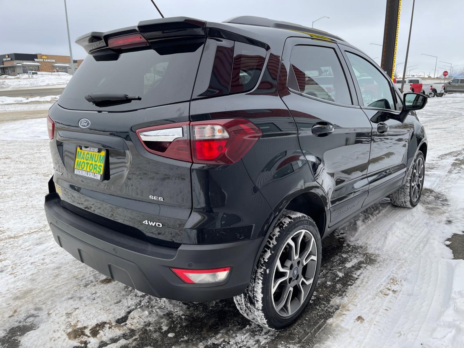 2020 Black /Black Ford EcoSport SES AWD (MAJ6S3JL4LC) with an 2.0L L4 DOHC 16V engine, 6A transmission, located at 1960 Industrial Drive, Wasilla, 99654, (907) 376-5555, 61.573475, -149.400146 - Photo #5