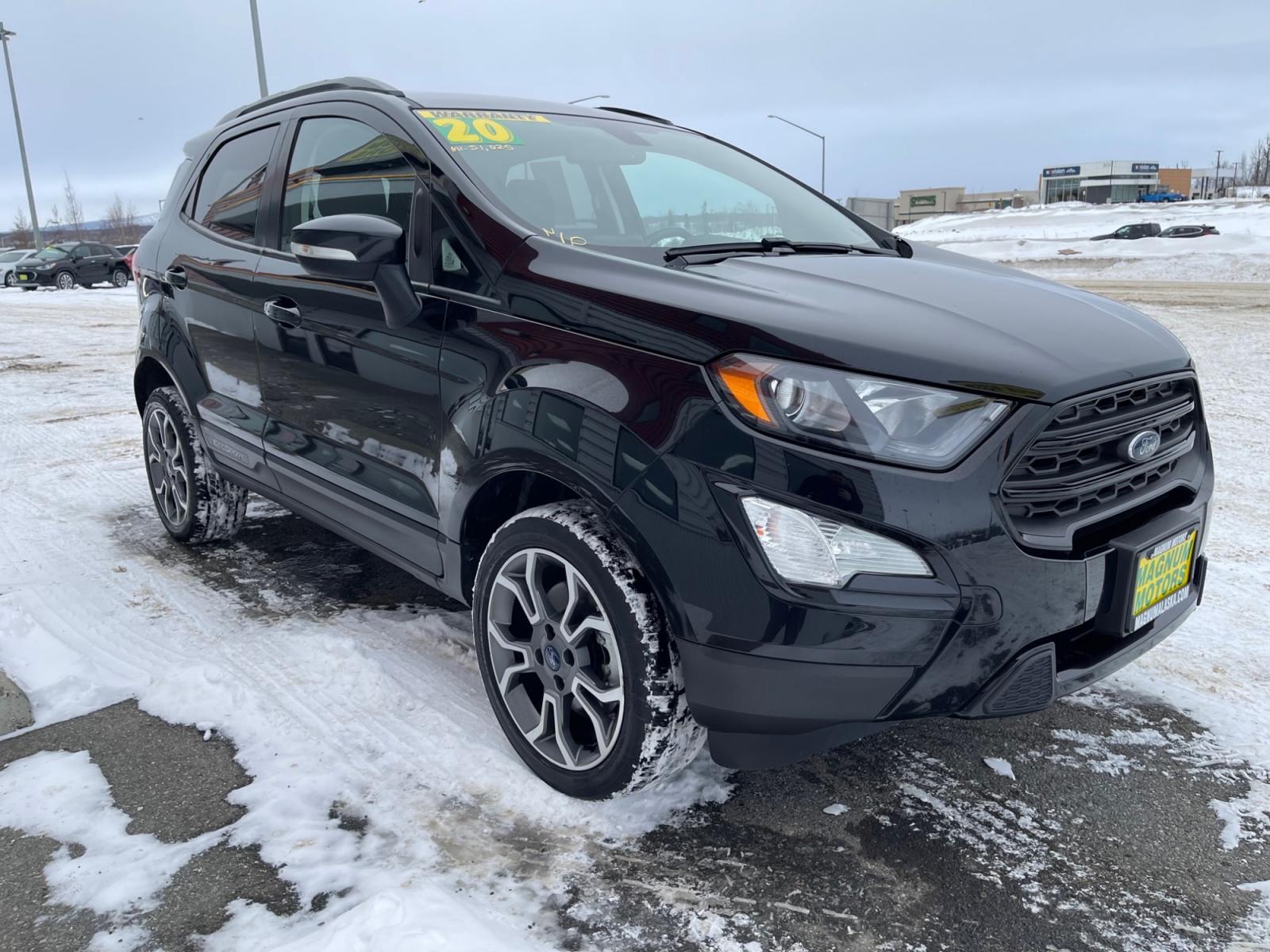 2020 Black /Black Ford EcoSport SES AWD (MAJ6S3JL4LC) with an 2.0L L4 DOHC 16V engine, 6A transmission, located at 1960 Industrial Drive, Wasilla, 99654, (907) 376-5555, 61.573475, -149.400146 - Photo #6