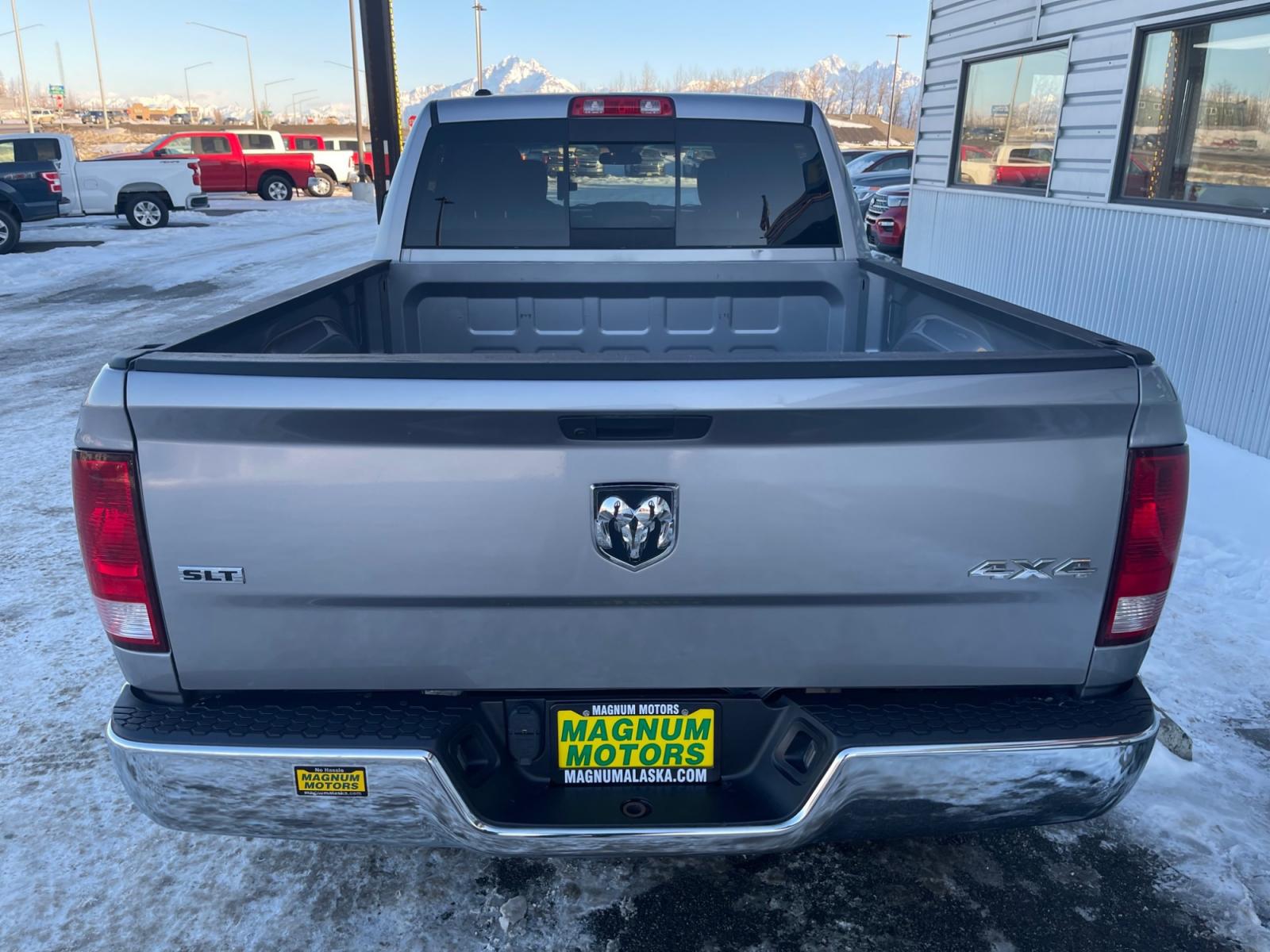 2020 Silver /Gray RAM 1500 Classic SLT Crew Cab 4WD (1C6RR7TT9LS) with an 5.7L V8 OHV 16V engine, 8A transmission, located at 1960 Industrial Drive, Wasilla, 99654, (907) 376-5555, 61.573475, -149.400146 - Photo #4