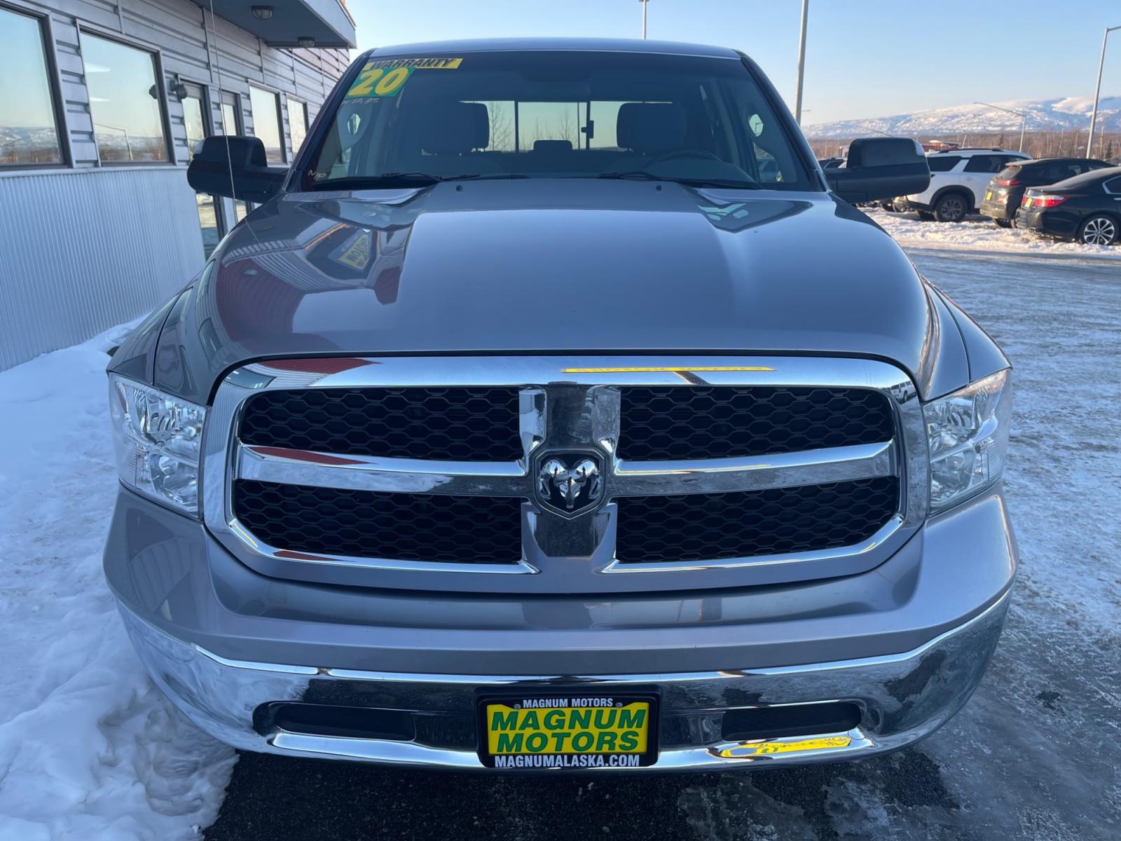 2020 Silver /Gray RAM 1500 Classic SLT Crew Cab 4WD (1C6RR7TT9LS) with an 5.7L V8 OHV 16V engine, 8A transmission, located at 1960 Industrial Drive, Wasilla, 99654, (907) 376-5555, 61.573475, -149.400146 - Photo #7