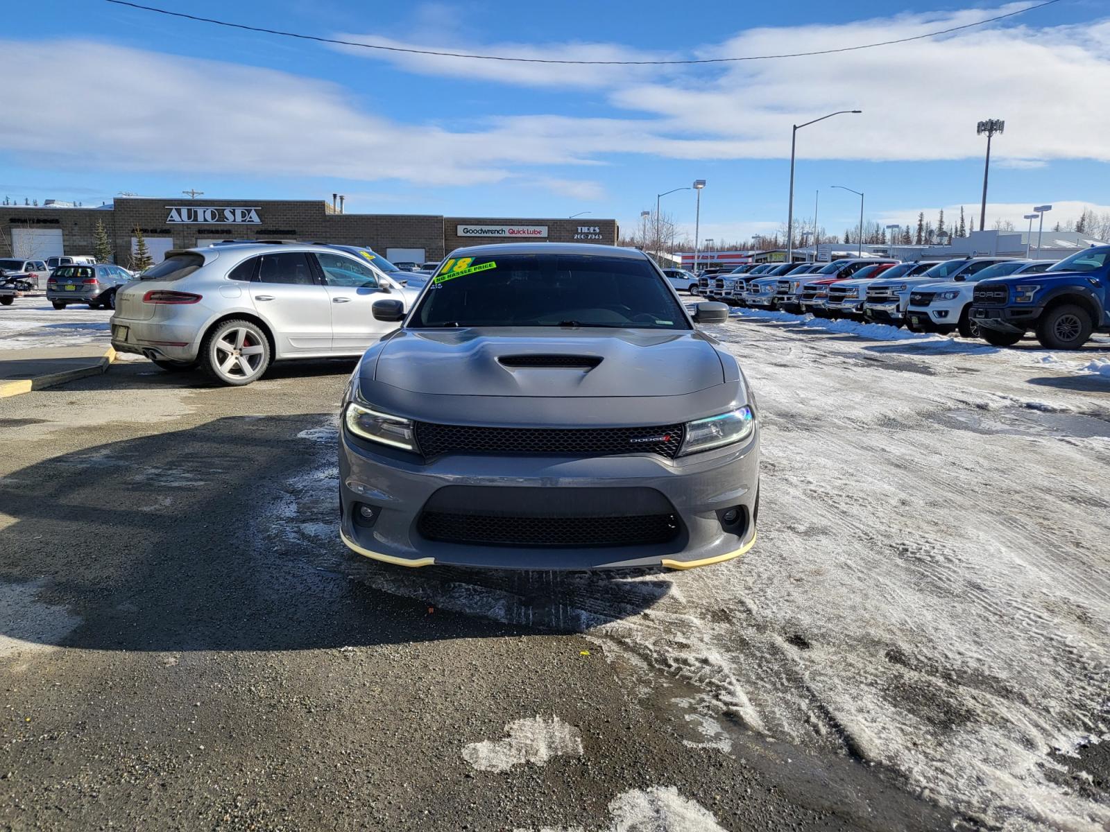 2018 /BLACK Dodge Charger R/T (2C3CDXCT3JH) with an 5.7L V8 OHV 16V engine, 8A transmission, located at 44152 Sterling Highway, Soldotna, 99669, (907) 262-5555, 60.484917, -151.062408 - Photo #0