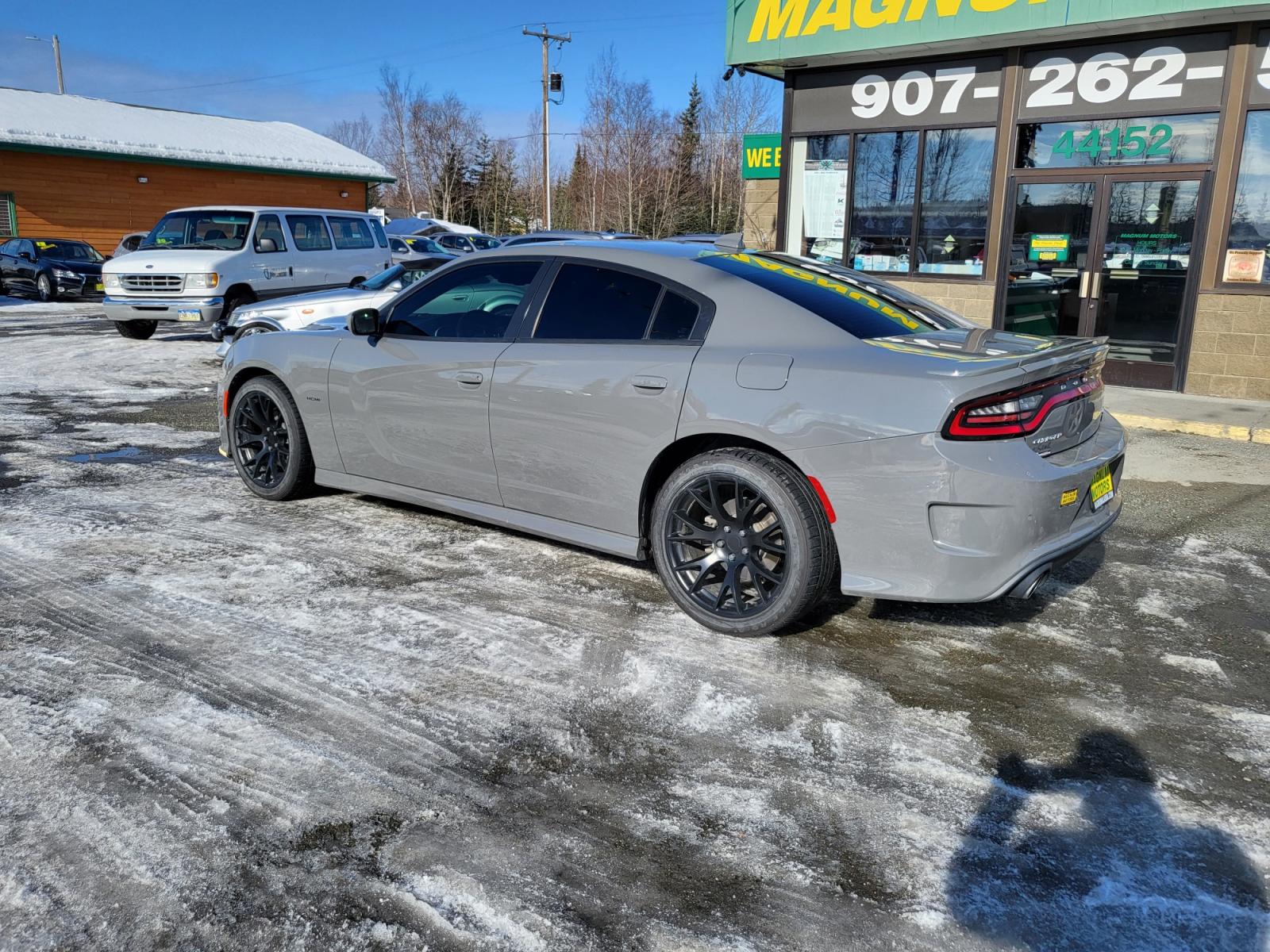 2018 /BLACK Dodge Charger R/T (2C3CDXCT3JH) with an 5.7L V8 OHV 16V engine, 8A transmission, located at 44152 Sterling Highway, Soldotna, 99669, (907) 262-5555, 60.484917, -151.062408 - Photo #4