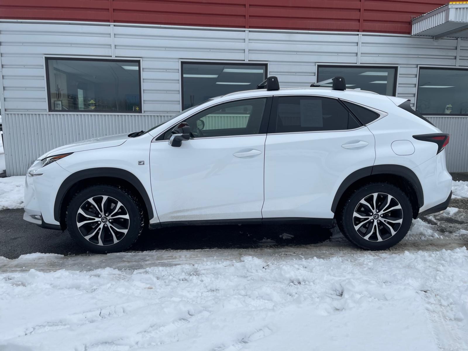 2016 White /Black Lexus NX 200t AWD (JTJBARBZ6G2) with an 2.0L L4 DOHC 16V engine, 6A transmission, located at 1960 Industrial Drive, Wasilla, 99654, (907) 376-5555, 61.573475, -149.400146 - Photo #2