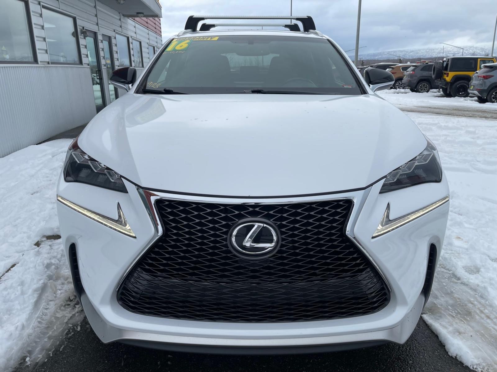 2016 White /Black Lexus NX 200t AWD (JTJBARBZ6G2) with an 2.0L L4 DOHC 16V engine, 6A transmission, located at 1960 Industrial Drive, Wasilla, 99654, (907) 376-5555, 61.573475, -149.400146 - Photo #7
