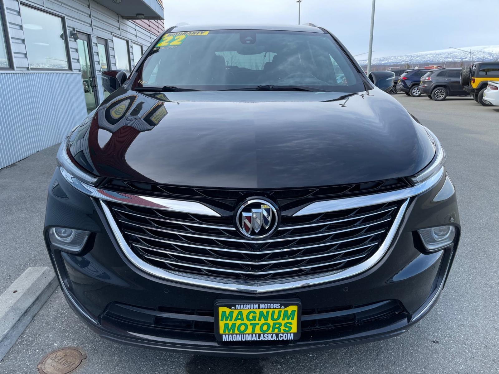 2022 Black /Gray Buick Enclave Premium AWD (5GAEVBKW0NJ) with an 3.6L V6 DOHC 24V engine, 9A transmission, located at 1960 Industrial Drive, Wasilla, 99654, (907) 376-5555, 61.573475, -149.400146 - Photo #7