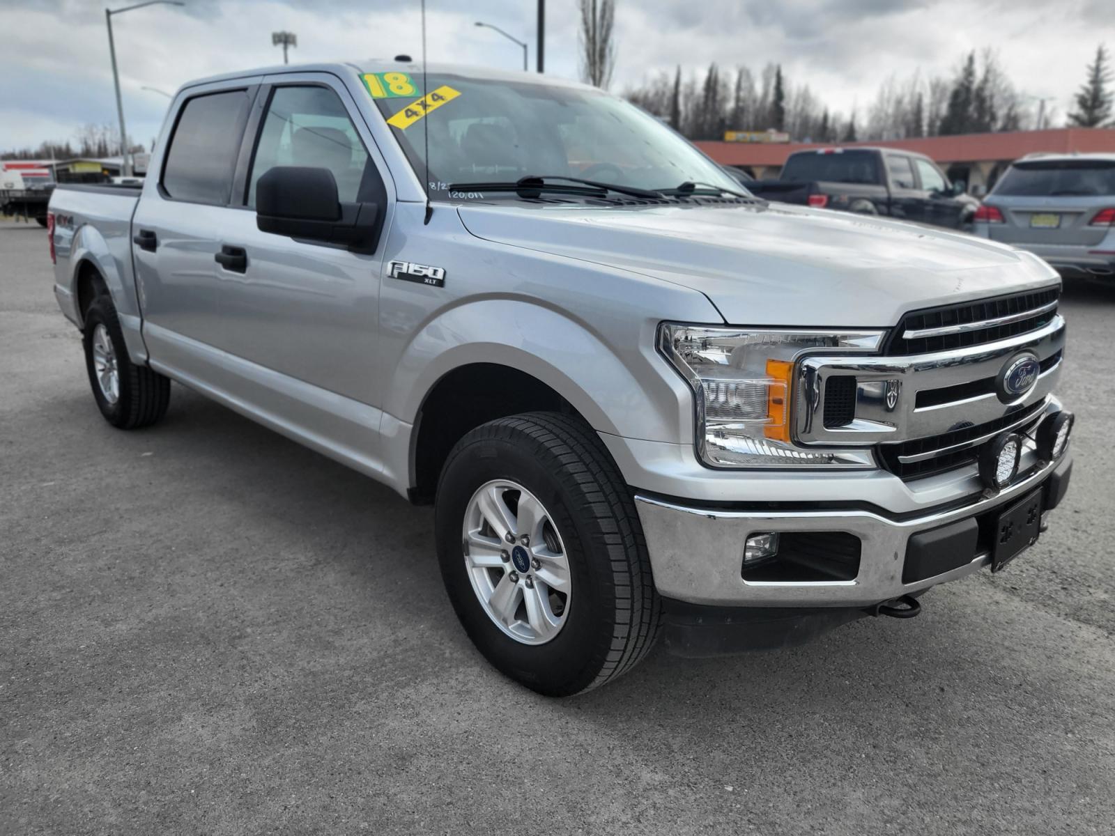 2018 Silver Ford F-150 XLT SuperCrew 6.5-ft. Bed 4WD (1FTEW1EP6JF) with an 2.7L V6 DOHC 24V engine, 6A transmission, located at 44152 Sterling Highway, Soldotna, 99669, (907) 262-5555, 60.484917, -151.062408 - Photo #7