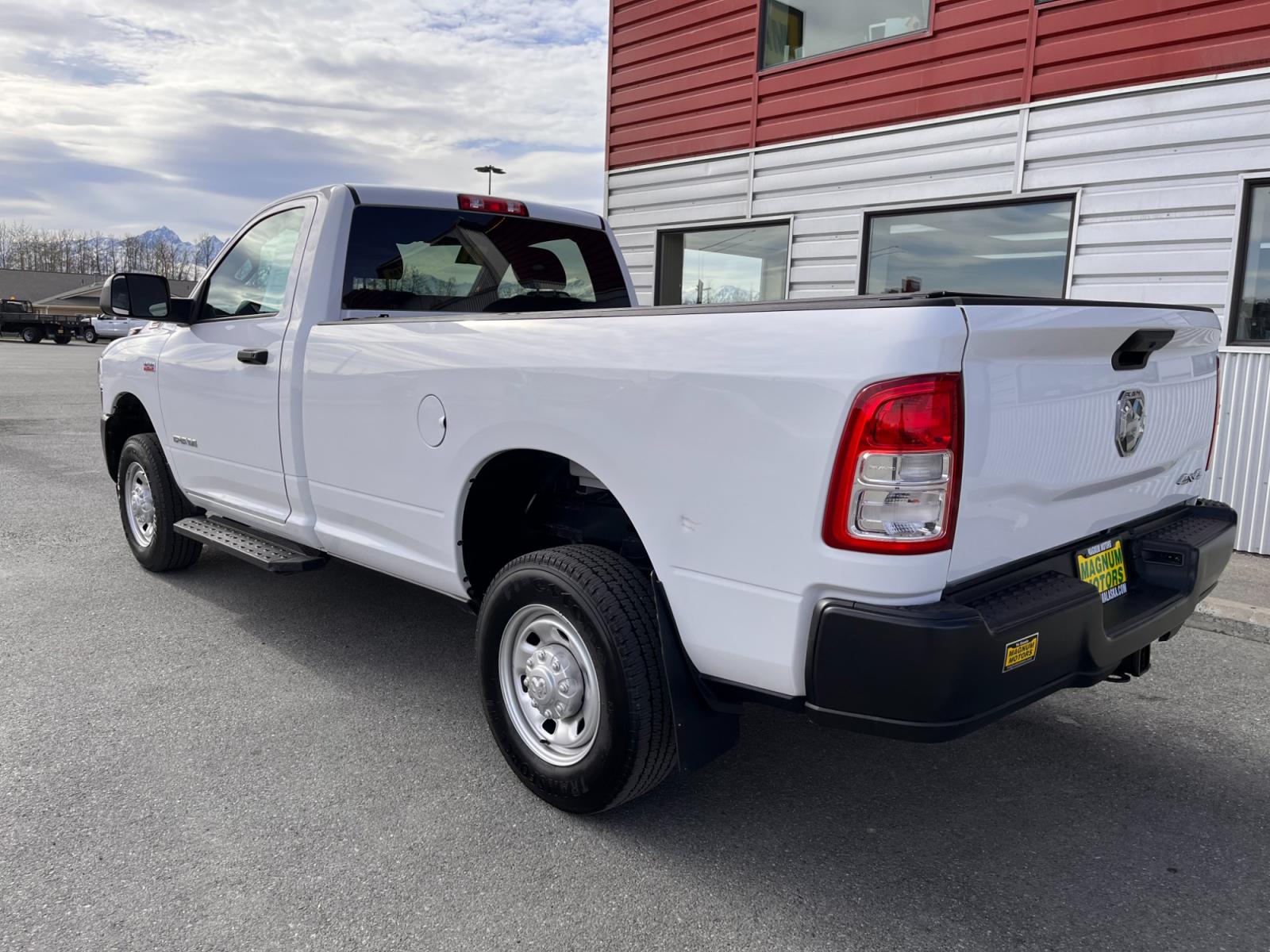 2021 White RAM 2500 Tradesman Regular Cab 4WD (3C6MR5AJ2MG) with an 6.4L V8 engine, 6A transmission, located at 1960 Industrial Drive, Wasilla, 99654, (907) 376-5555, 61.573475, -149.400146 - Photo #3