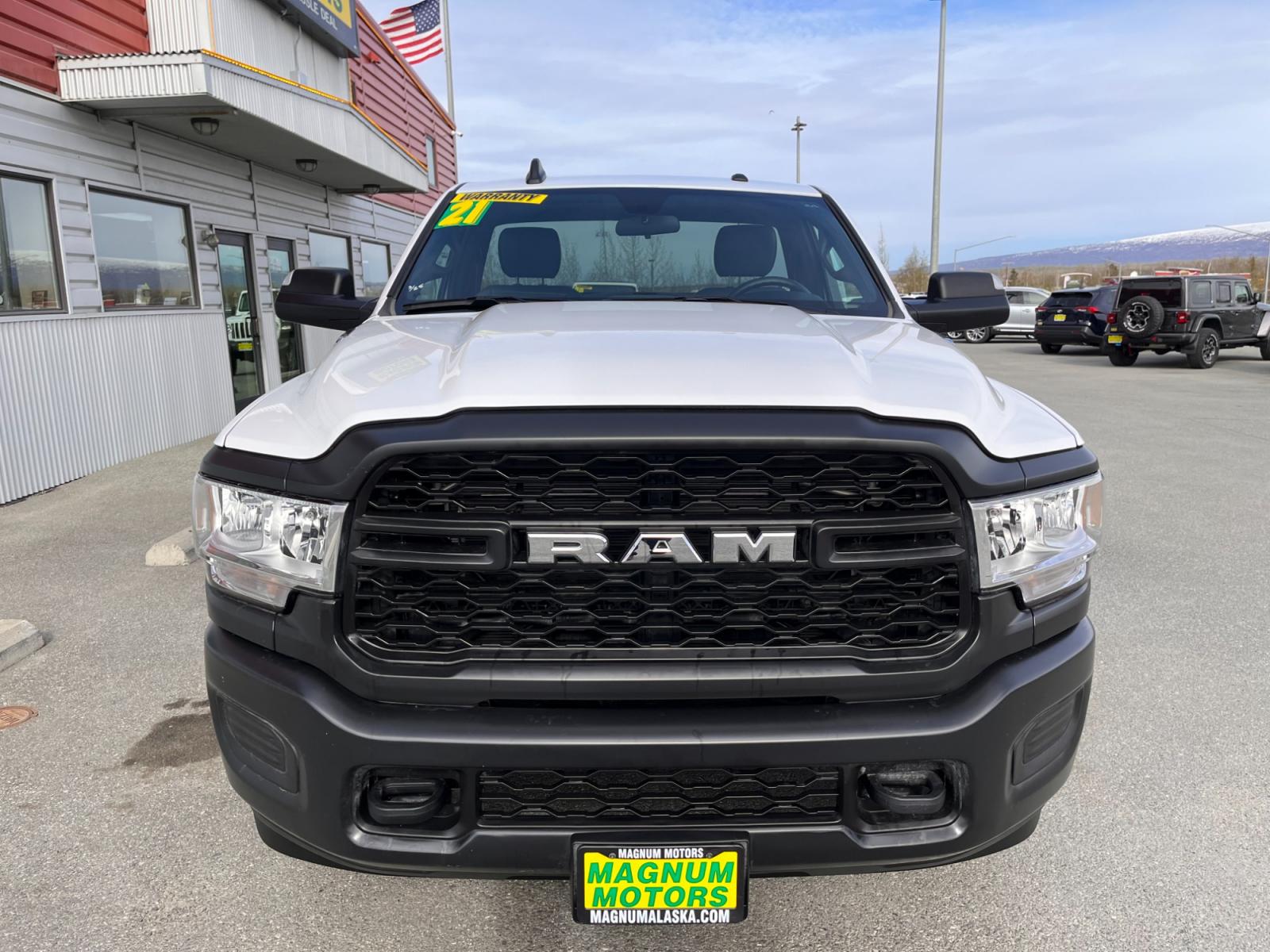 2021 White RAM 2500 Tradesman Regular Cab 4WD (3C6MR5AJ2MG) with an 6.4L V8 engine, 6A transmission, located at 1960 Industrial Drive, Wasilla, 99654, (907) 376-5555, 61.573475, -149.400146 - Photo #7