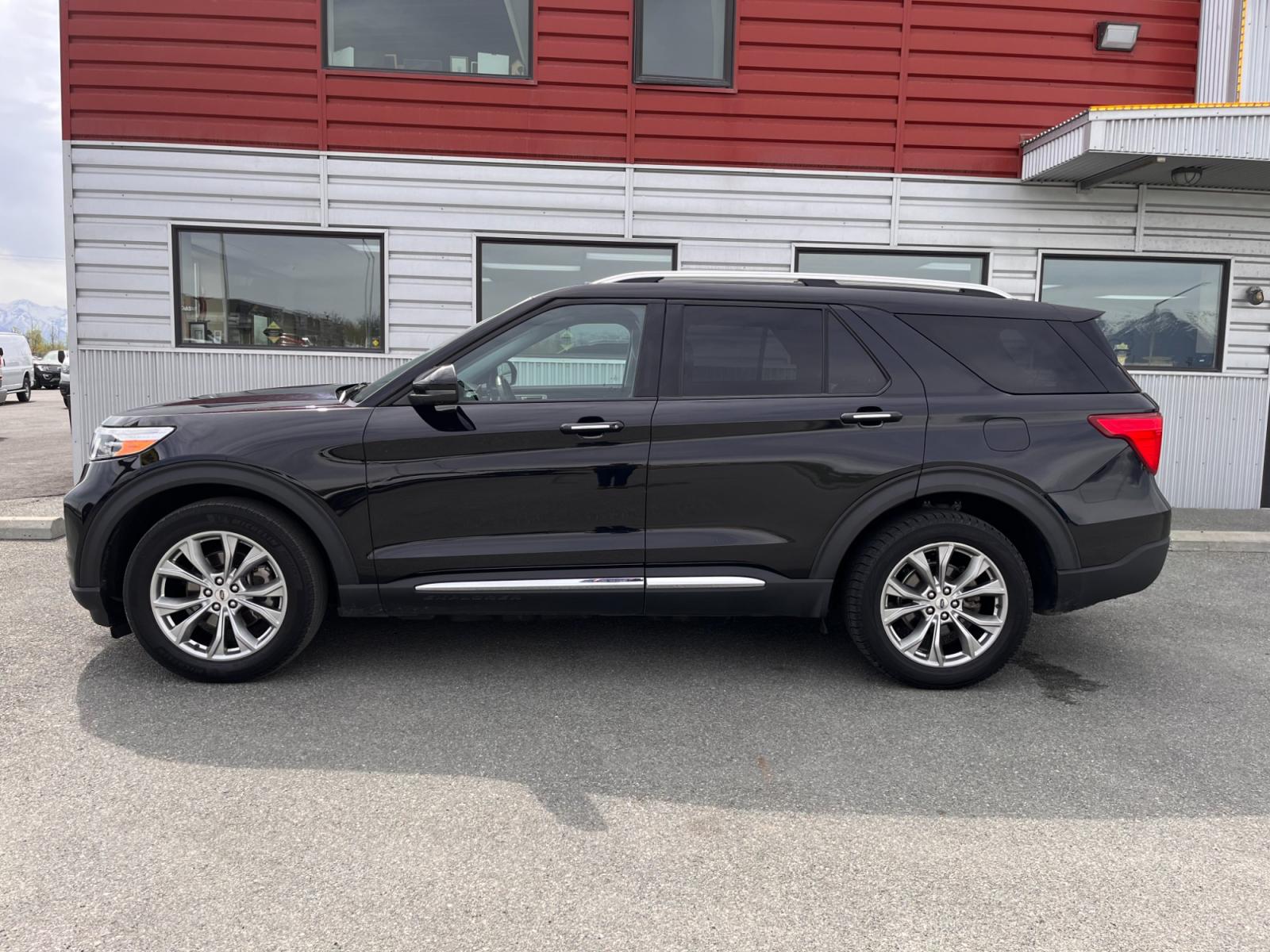 2021 Black Ford Explorer Limited AWD (1FMSK8FH5MG) with an 2.3L L4 DOHC 16V engine, 10A transmission, located at 44152 Sterling Highway, Soldotna, 99669, (907) 262-5555, 60.484917, -151.062408 - Photo #0