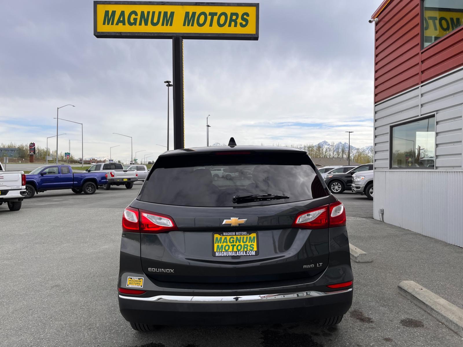 2021 Gray Chevrolet Equinox LT AWD (3GNAXUEV2ML) with an 1.5L L4 DOHC 16V TURBO engine, 6A transmission, located at 1960 Industrial Drive, Wasilla, 99654, (907) 376-5555, 61.573475, -149.400146 - Photo #3