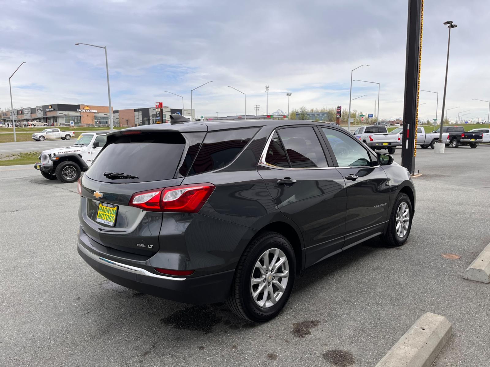 2021 Gray Chevrolet Equinox LT AWD (3GNAXUEV2ML) with an 1.5L L4 DOHC 16V TURBO engine, 6A transmission, located at 1960 Industrial Drive, Wasilla, 99654, (907) 376-5555, 61.573475, -149.400146 - Photo #4