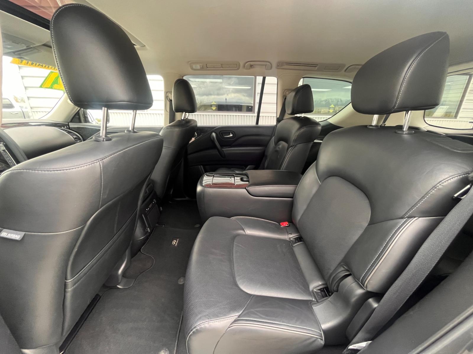 2021 Gray Infiniti QX80 Luxe 4WD (JN8AZ2AE5M9) with an 5.6L V8 DOHC 32V engine, 7A transmission, located at 1960 Industrial Drive, Wasilla, 99654, (907) 376-5555, 61.573475, -149.400146 - Photo #10