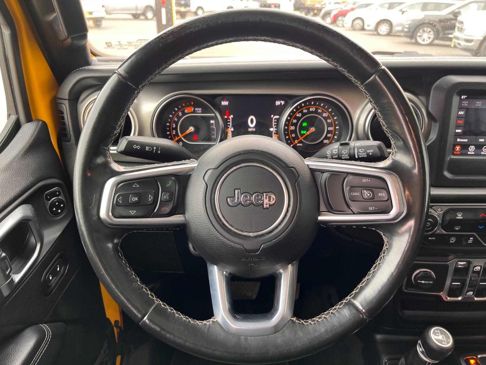 2020 Jeep Wrangler Unlimited Sahara (1C4HJXEN2LW) with an 2.0L L4 DOHC 16V TURBO engine, 6A transmission, located at 44152 Sterling Highway, Soldotna, 99669, (907) 262-5555, 60.484917, -151.062408 - Photo #14