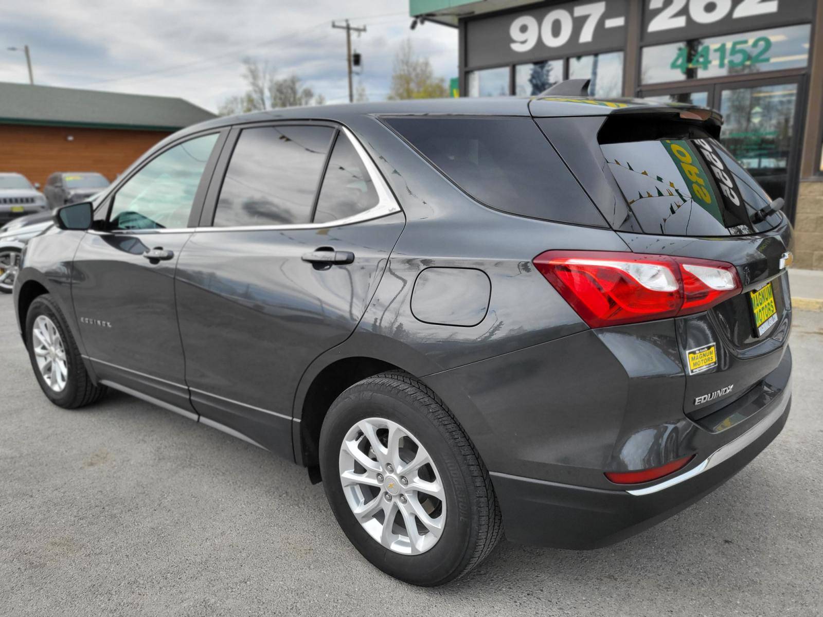 2021 Gray /gray Chevrolet Equinox LT AWD (3GNAXUEVXML) with an 1.5L L4 DOHC 16V TURBO engine, 6A transmission, located at 44152 Sterling Highway, Soldotna, 99669, (907) 262-5555, 60.484917, -151.062408 - Photo #4