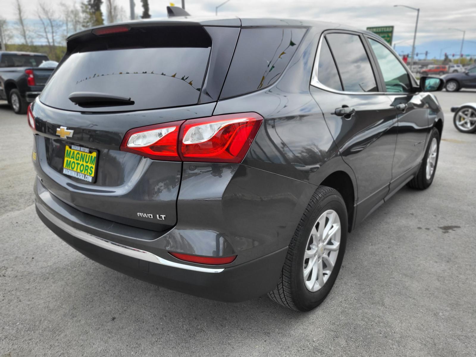 2021 Gray /gray Chevrolet Equinox LT AWD (3GNAXUEVXML) with an 1.5L L4 DOHC 16V TURBO engine, 6A transmission, located at 44152 Sterling Highway, Soldotna, 99669, (907) 262-5555, 60.484917, -151.062408 - Photo #6