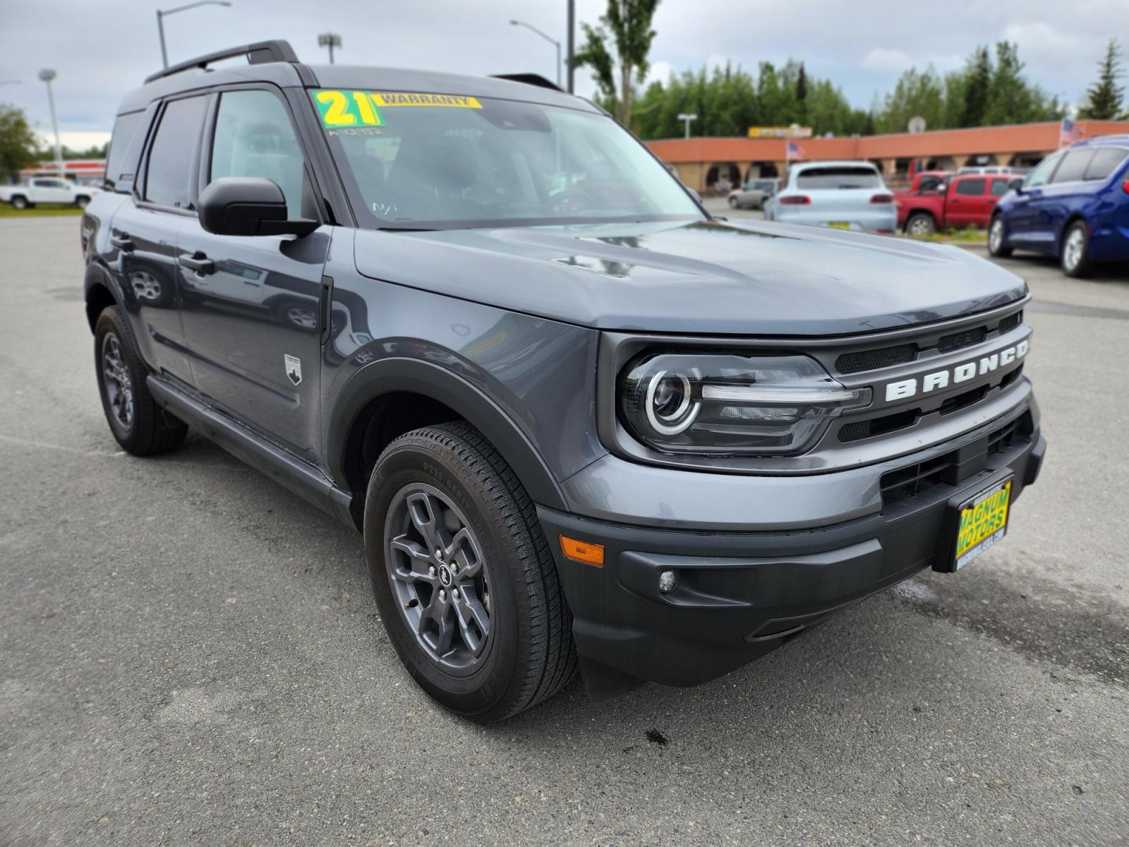 2021 Gray /GRAY Ford Bronco Sport Big Bend (3FMCR9B66MR) with an 1.5L L3 engine, 8A transmission, located at 44152 Sterling Highway, Soldotna, 99669, (907) 262-5555, 60.484917, -151.062408 - Photo #8