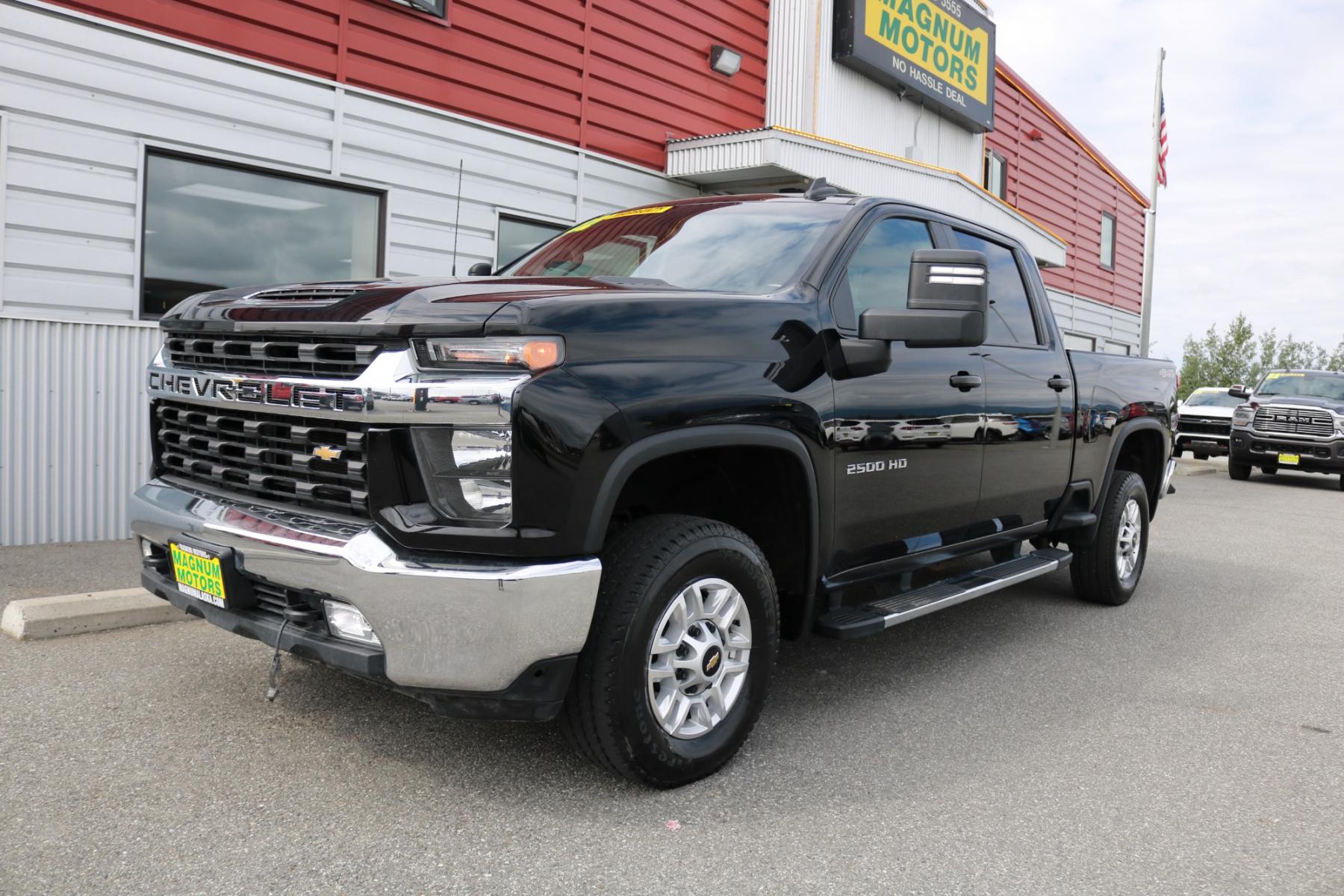 2022 Black Chevrolet Silverado 2500HD LT (1GC4YNE79NF) with an 6.6L engine, 6A transmission, located at 44152 Sterling Highway, Soldotna, 99669, (907) 262-5555, 60.484917, -151.062408 - Photo #0