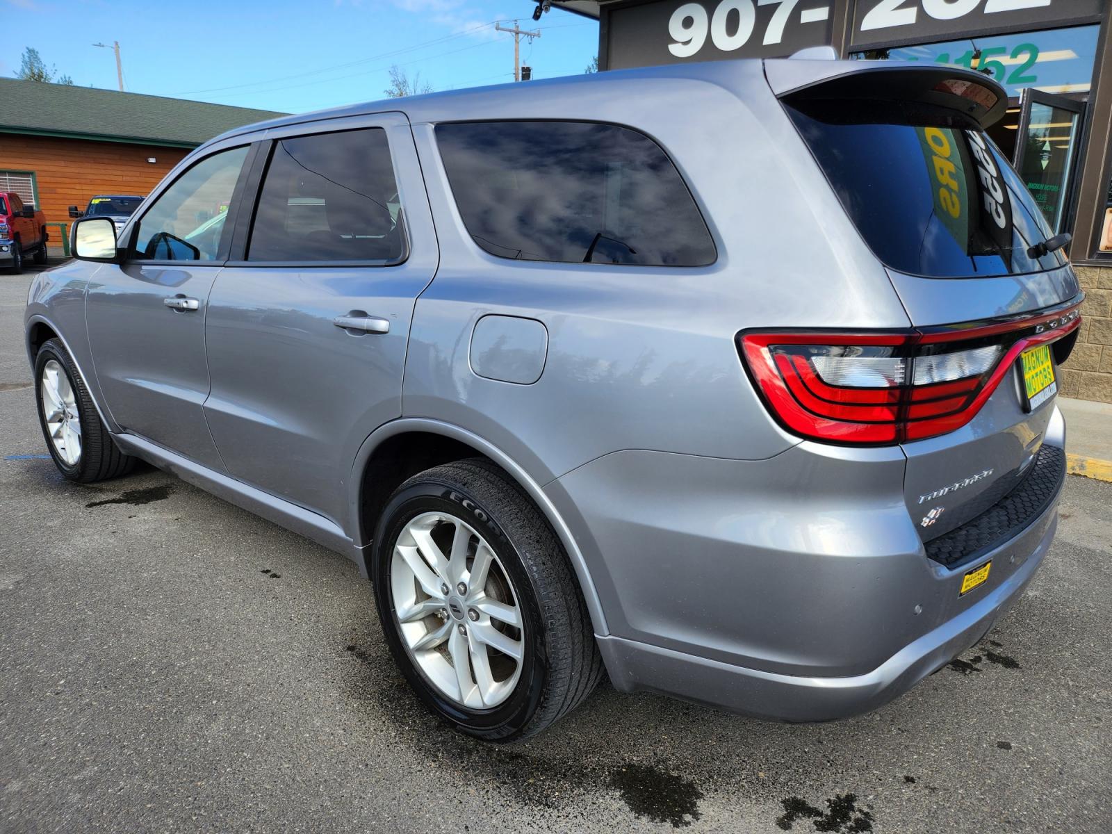 2021 Silver /BLACK LEATHER Dodge Durango GT AWD (1C4RDJDG6MC) with an 3.6L V6 DOHC 24V engine, 8A transmission, located at 44152 Sterling Highway, Soldotna, 99669, (907) 262-5555, 60.484917, -151.062408 - Photo #5